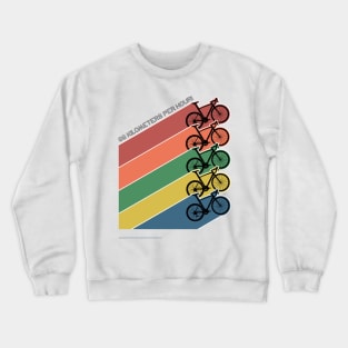 Rainbow Road Bike Crewneck Sweatshirt